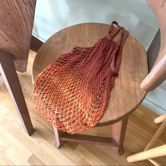 ✨HAND TIE DYED FRENCH MARKET STRING NET BAG✨ - Picture 3 of 5